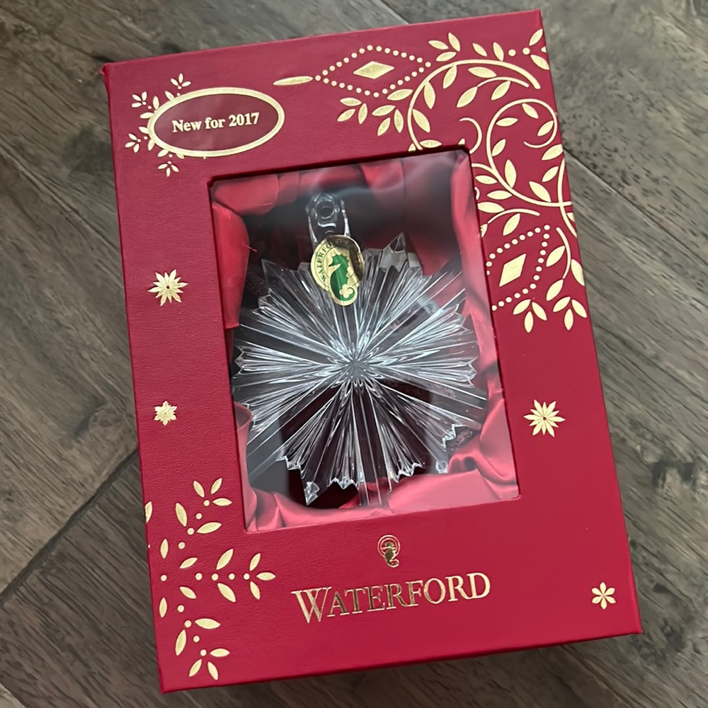 Brand New Waterford 2017 Snowflake Ornament